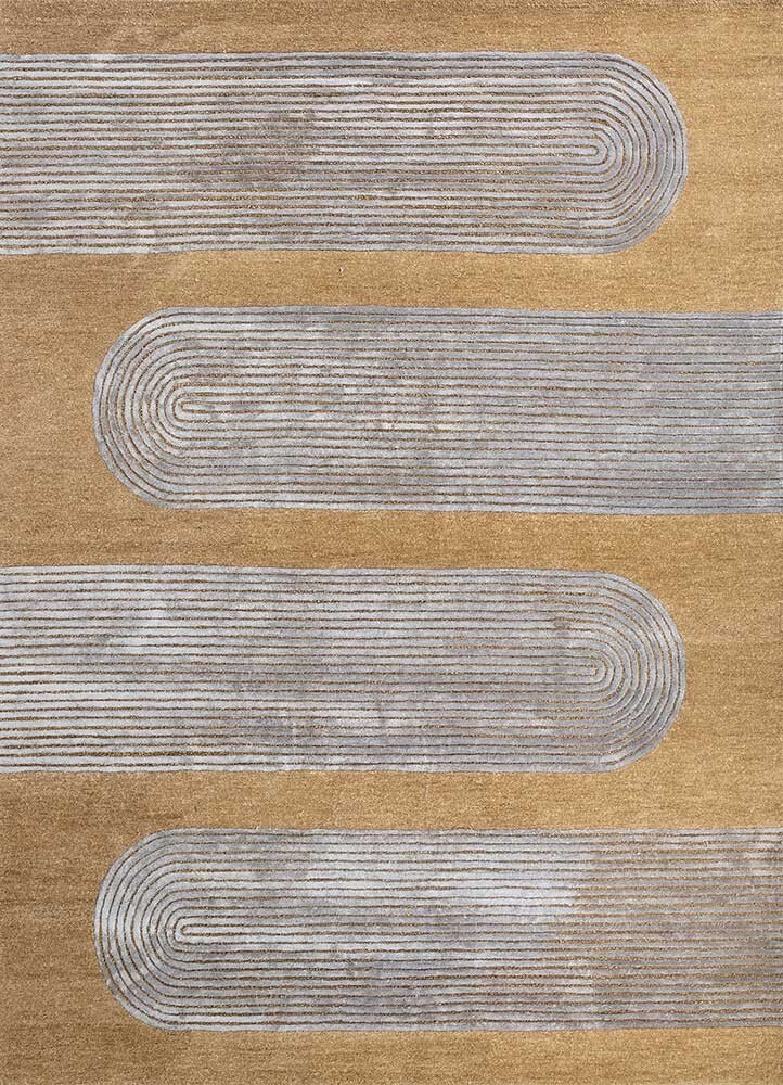 9×12 Rug hand tufted area rug design Silver Ash/Classic Gray nz wool and viscose
