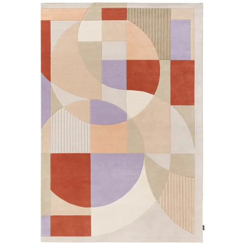 Soft Hand-Tufted Abstract Rug for Living Room Bedroom. Modern Home Decor Rug