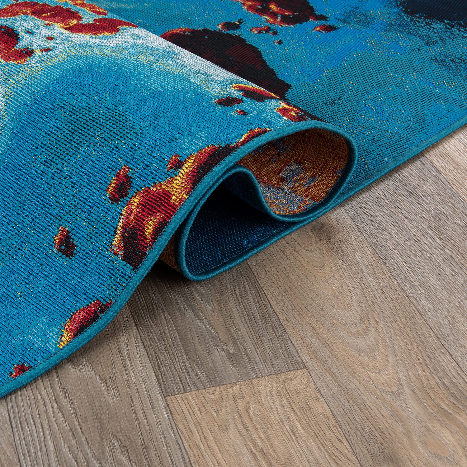 Rugshop Indoor Outdoor Rugs Galactic Wonder Galaxy Carpet Porch Rugs Balcony Rug