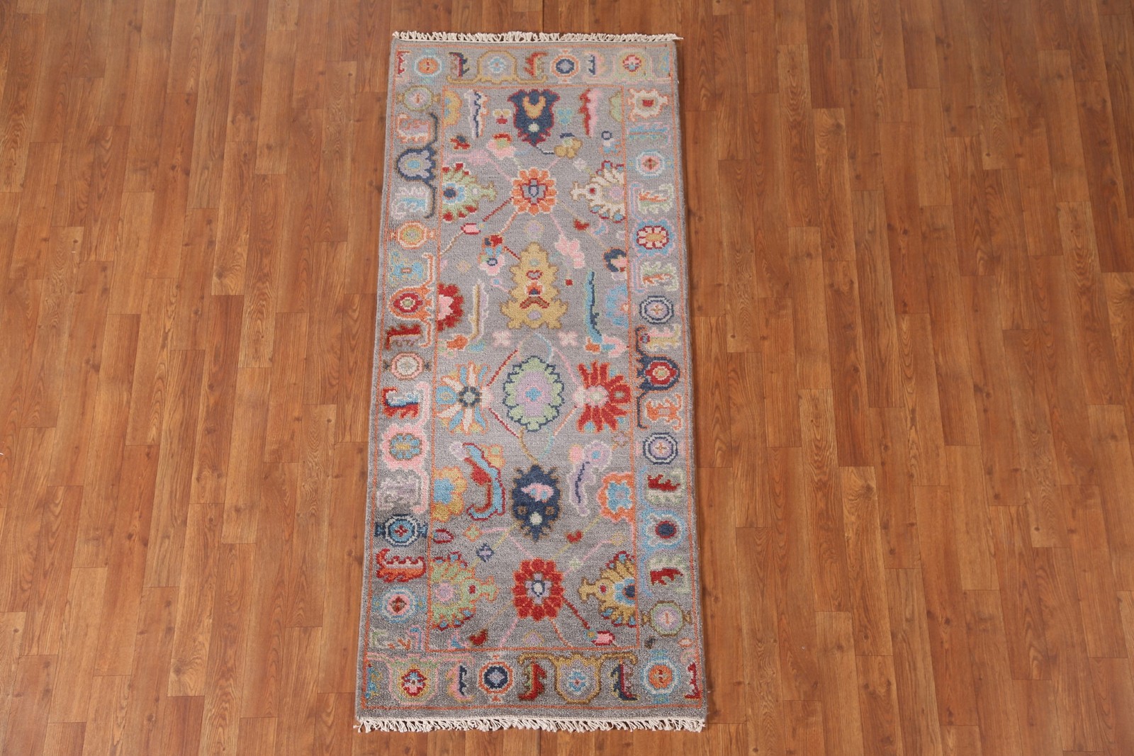 All-Over Oushak Oriental Accent Rug 3×6 Hand-knotted Wool