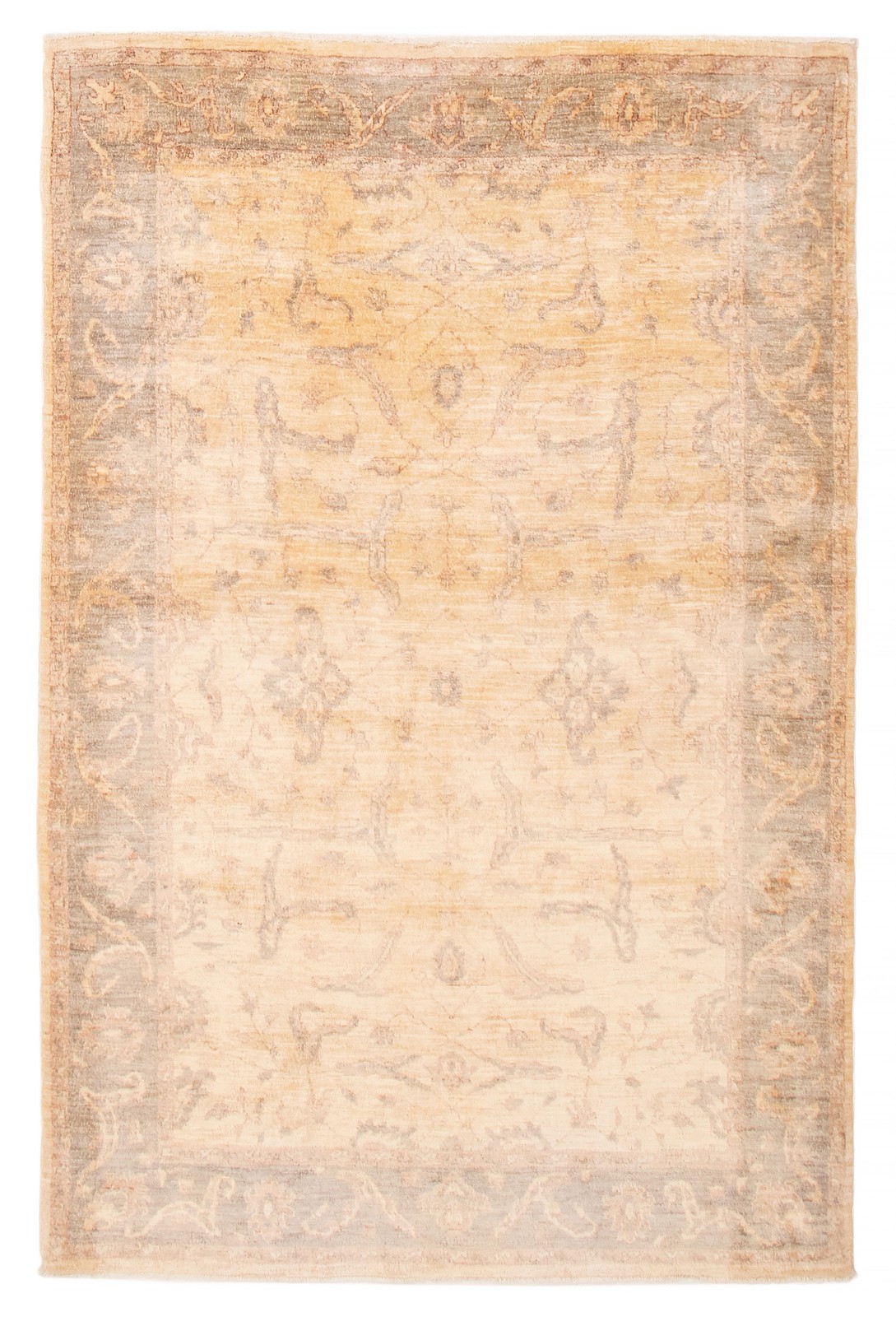 Hand Knotted Area Rug 5’3″ x 8’2″ Traditional Oriental Wool Carpet