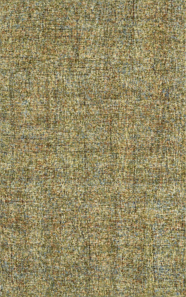Green Wool Monochrome Mottled Single-Color Solid Area Rug CS5 – Aprx 8′ x 10′