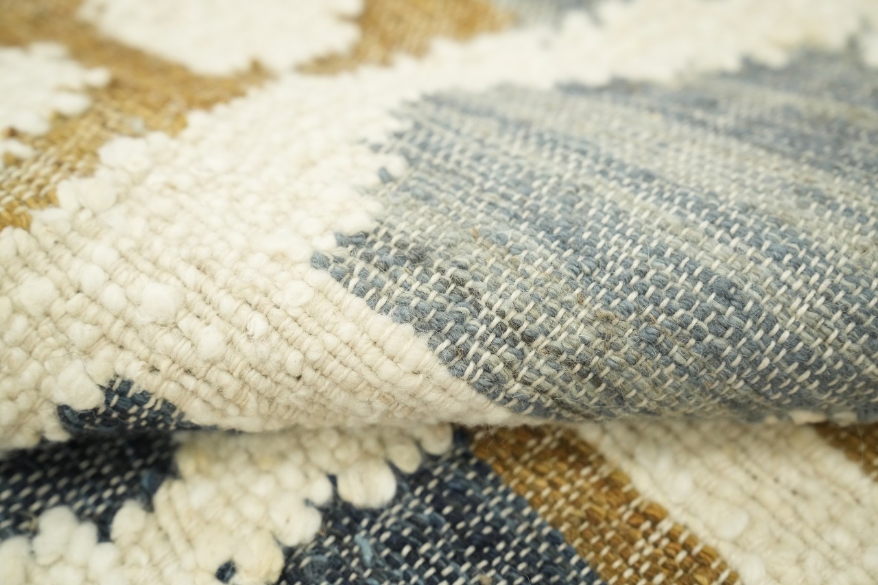 Stylish Abstract Art 6×8 Modern Contemporary Wool Area Rug in Multicolor Hues