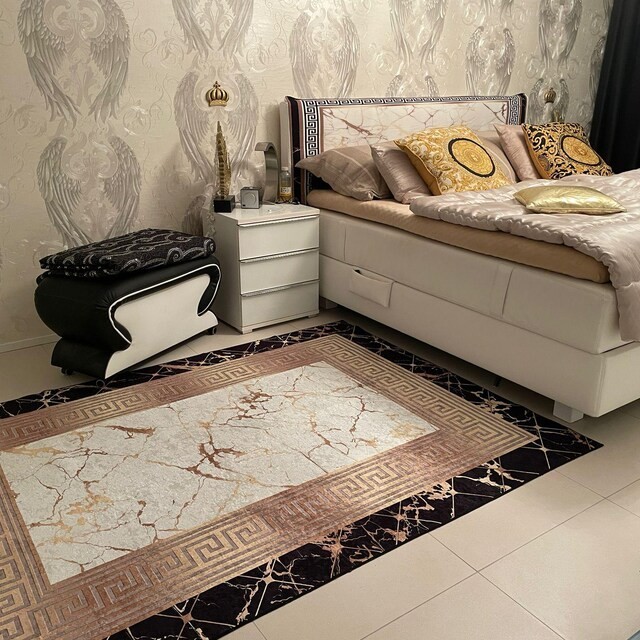 Marble Greek Border Carpet
