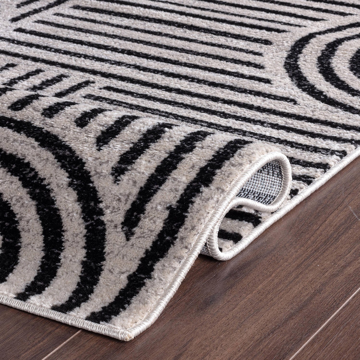 Rugshop Rugs Runners Bohemian Stipre Arch Design Carpet Hallway Rugs Cream 2×7