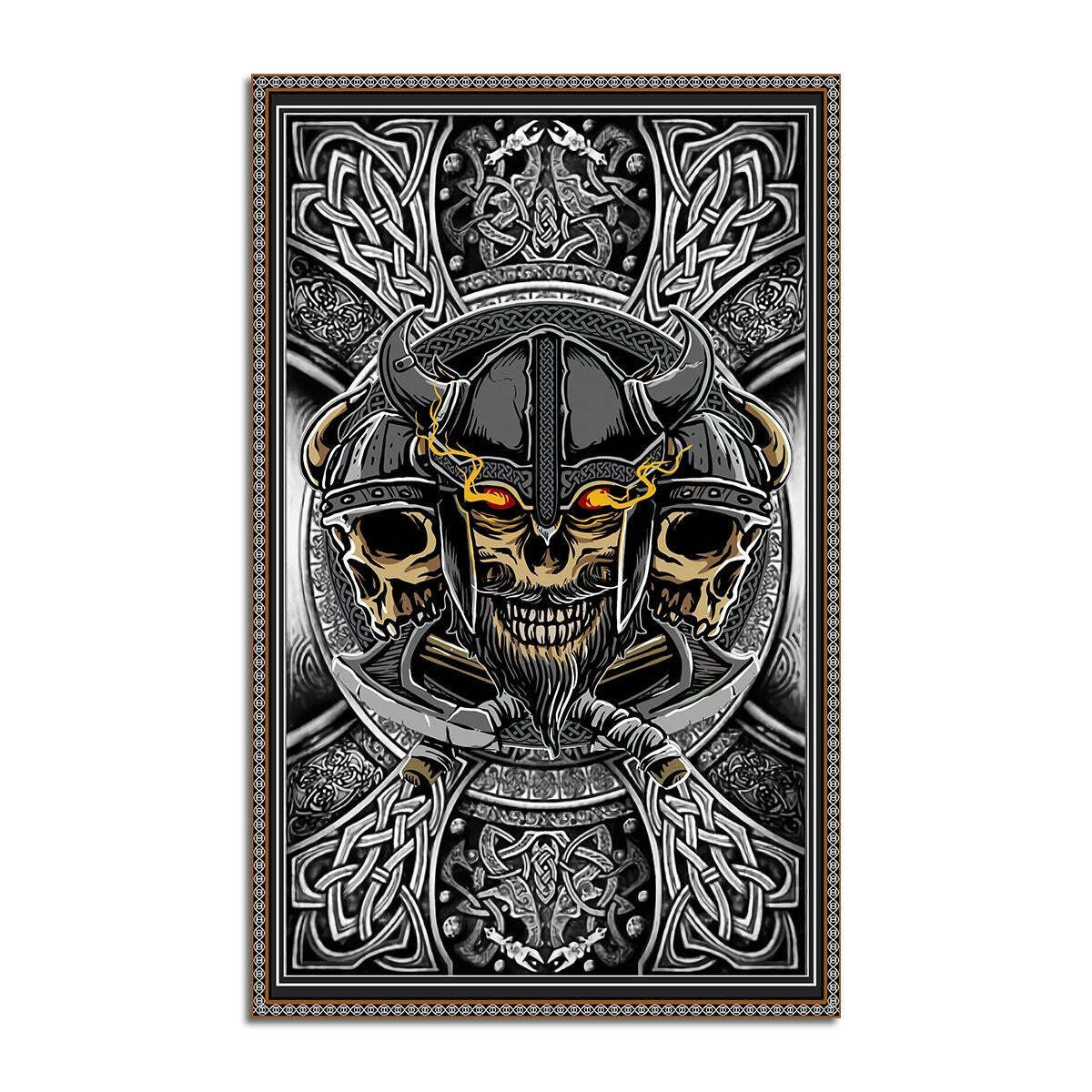 Personalized Viking Warrior Rug Regtangle Rug Carpet