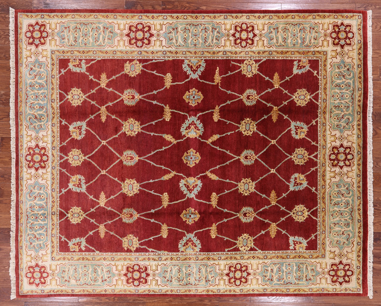 8′ 1″ X 10′ 0″ Peshawar Hand Knotted Wool Rug – W1320
