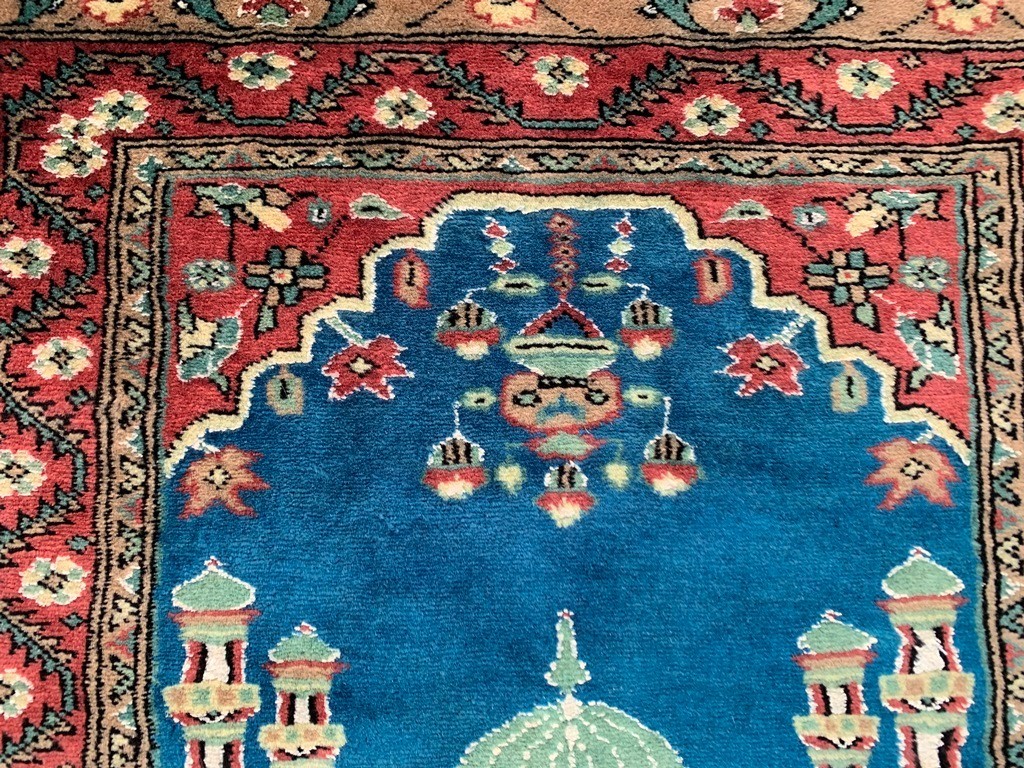 3×4 ft Pakistani/Turkish Rugs Handmade Rug Oriental Prayer Rug Traditional Rugs