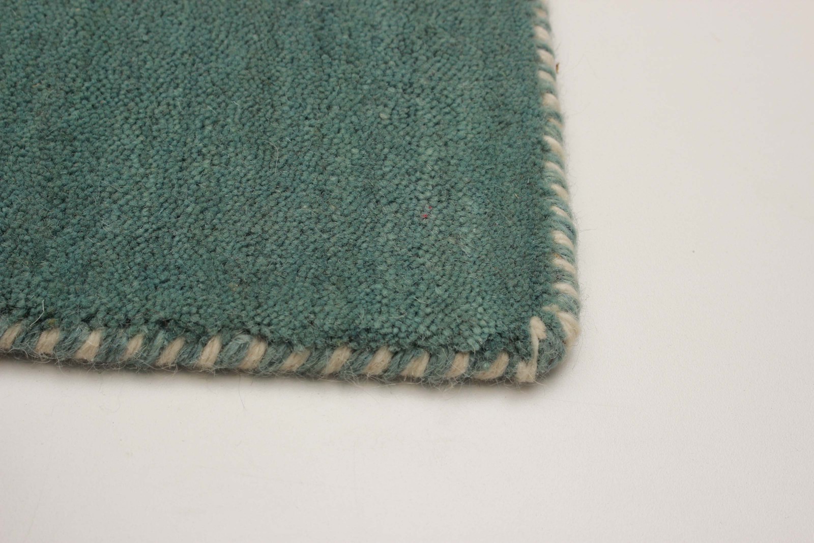 Traditional Turquoise Hand loomed Area Rug 4’0″ x 3’11” Oriental Carpet