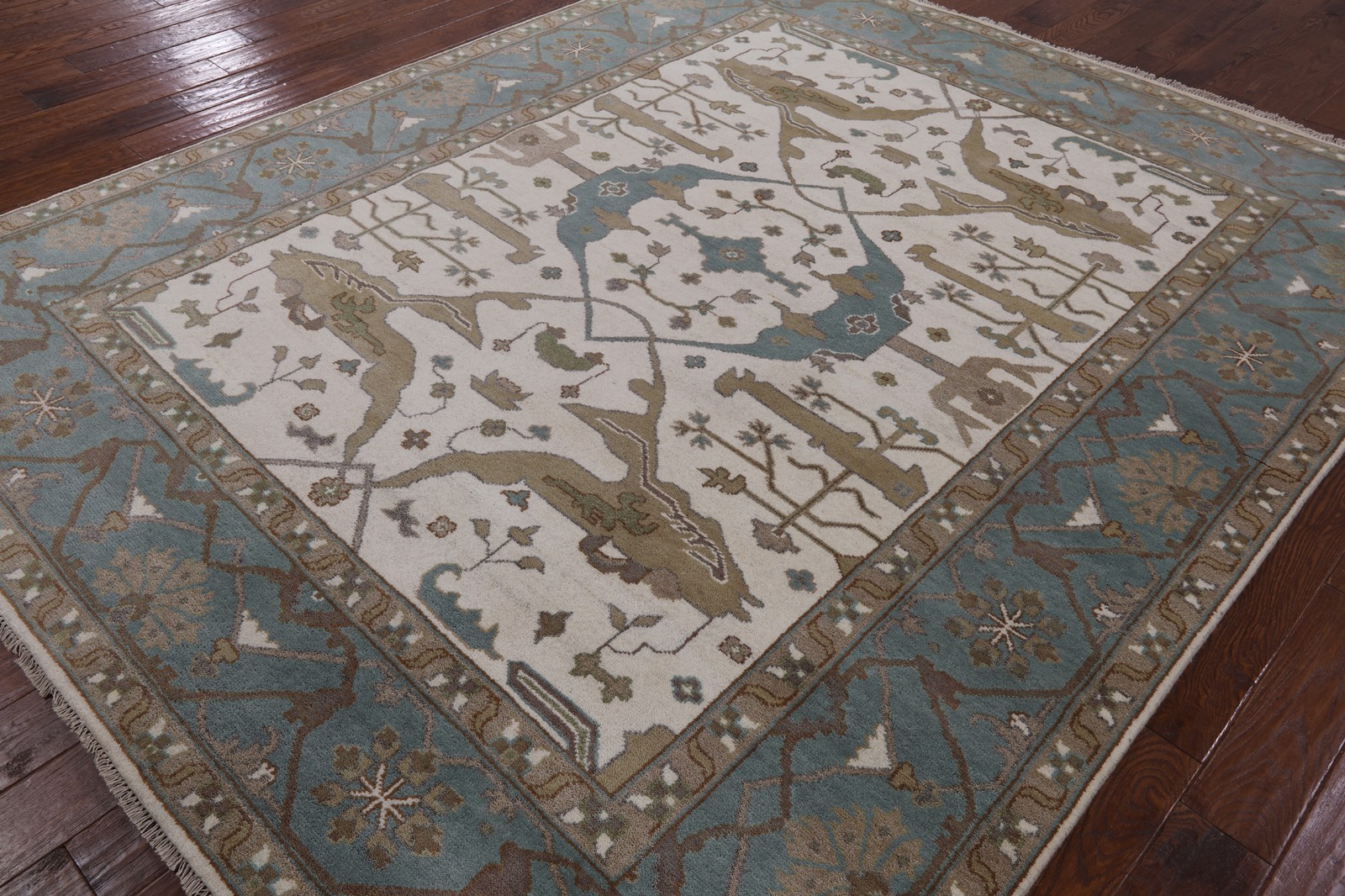 8′ 0″ X 9′ 10″ Turkish Oushak Handmade Rug – Q1467