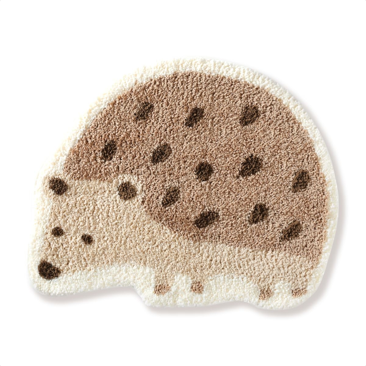 Cute Hedgehog Animal Bath Mat Soft Plush Microfiber Shower Rug 20×28 Inch