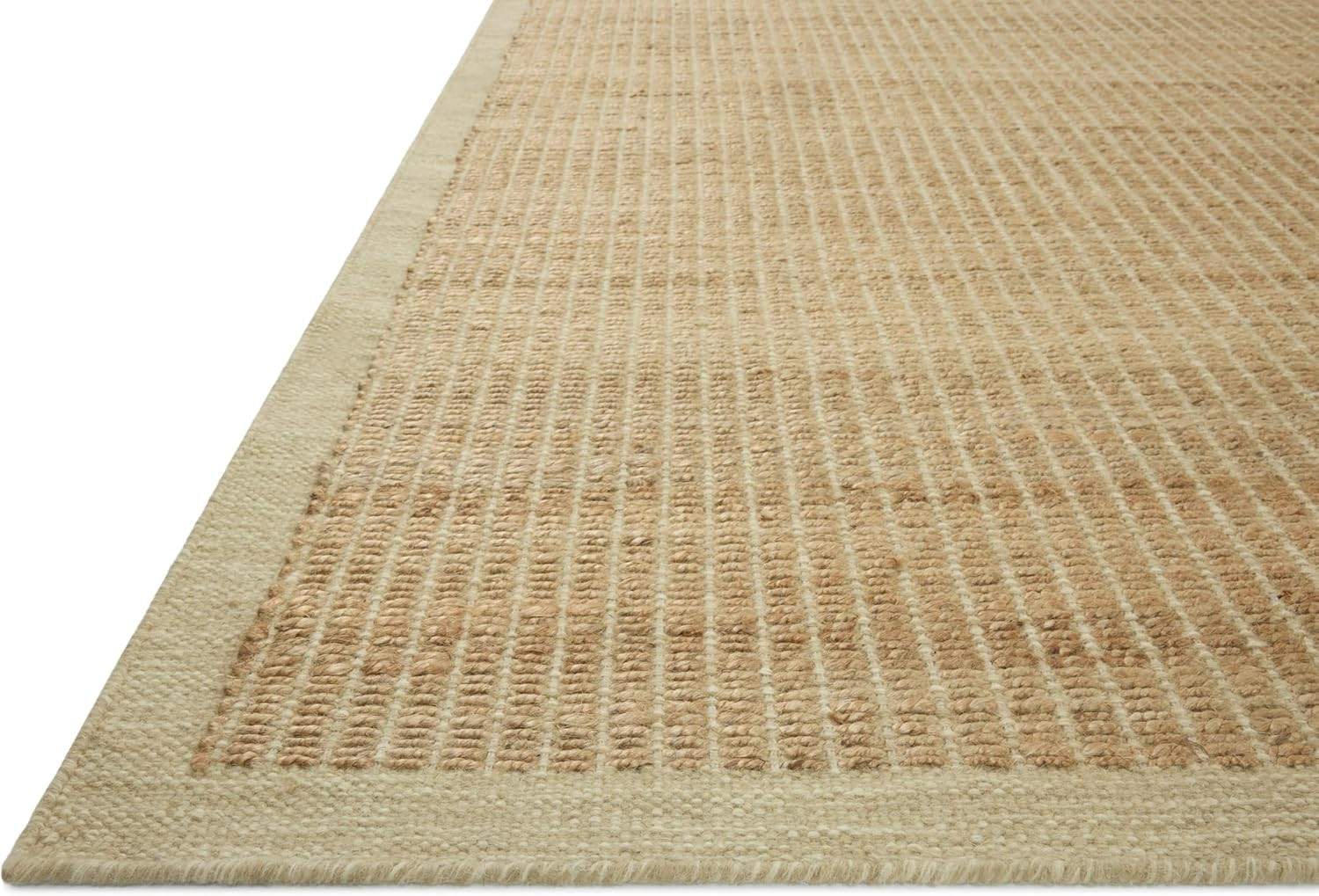 Loloi Lilah Collection 2’6″ x 7’6″ Runner Rug in Natural/Antique Ivory