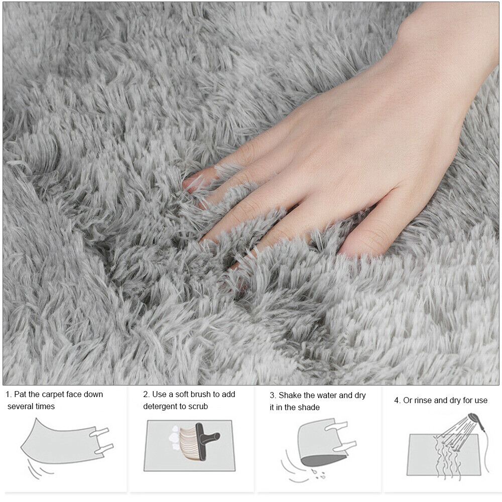 Tie-Dye Rug Ultra Soft Shaggy Carpet Shaggy Rug For Home Bedroom Living Room