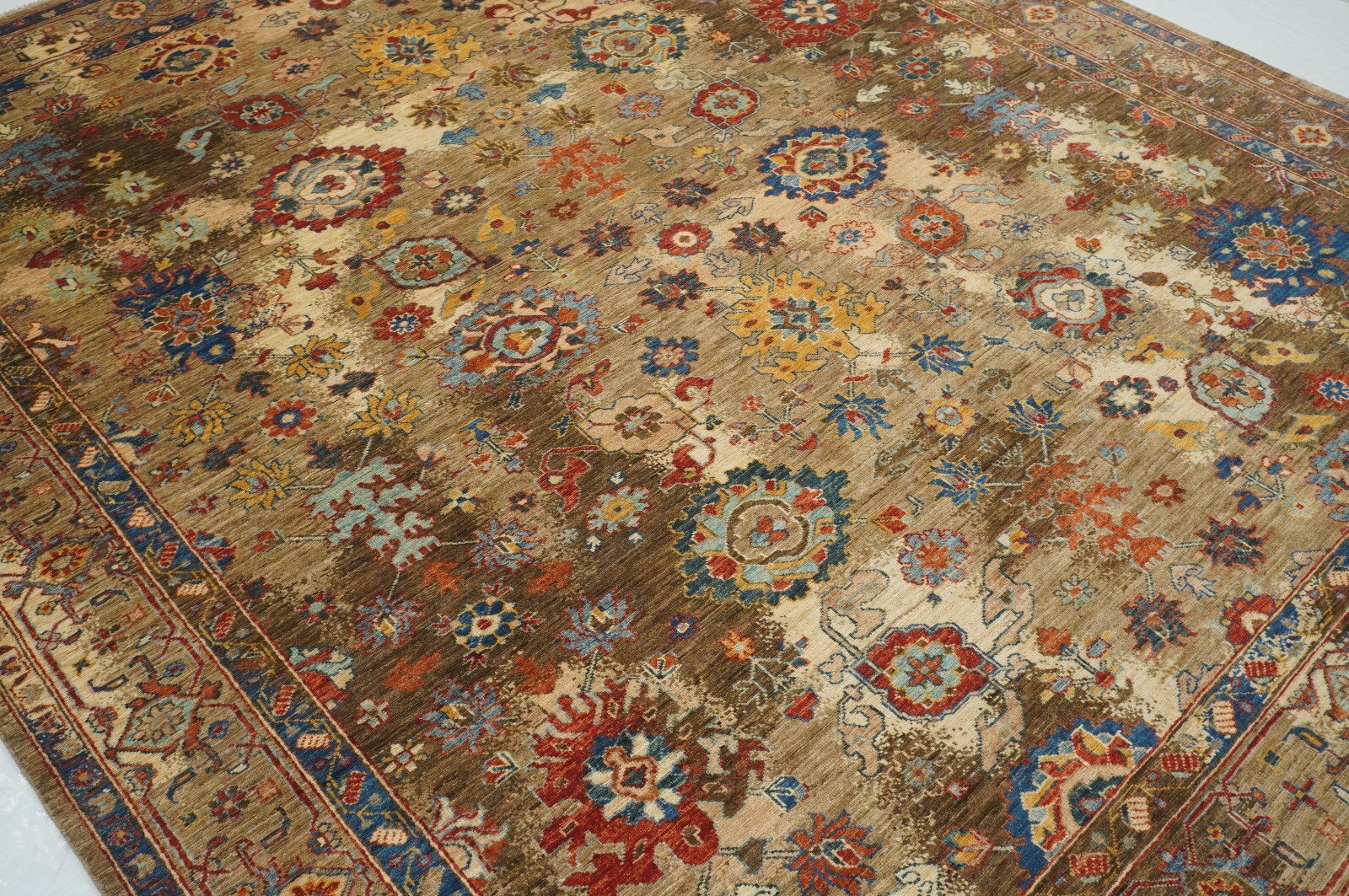 8 x 10 ft Brown Bidjar Afghan Hand Knotted Wool Oriental Modern Rug