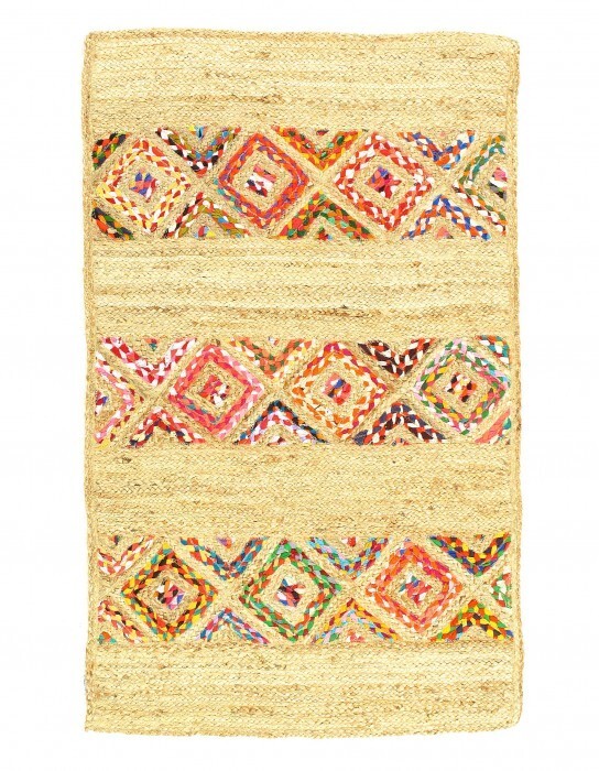 Pasargad Handmade Natural Fiber Jute Rug 3′ X 5′