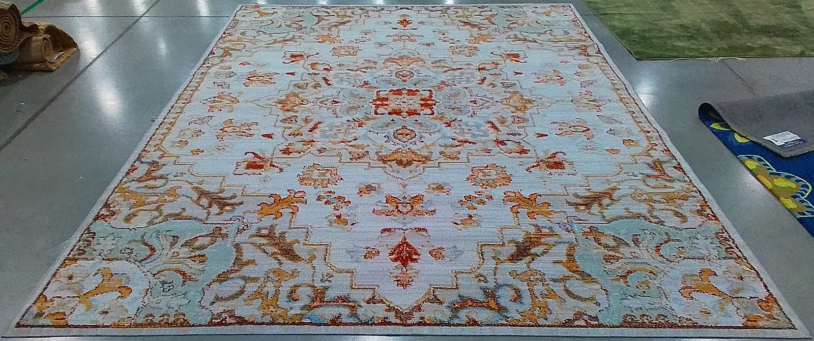 BEIGE / GREY 9′-0″ x 12′-0″ Flaw in Rug, Reduced Price 1172802748 TSN103B-9