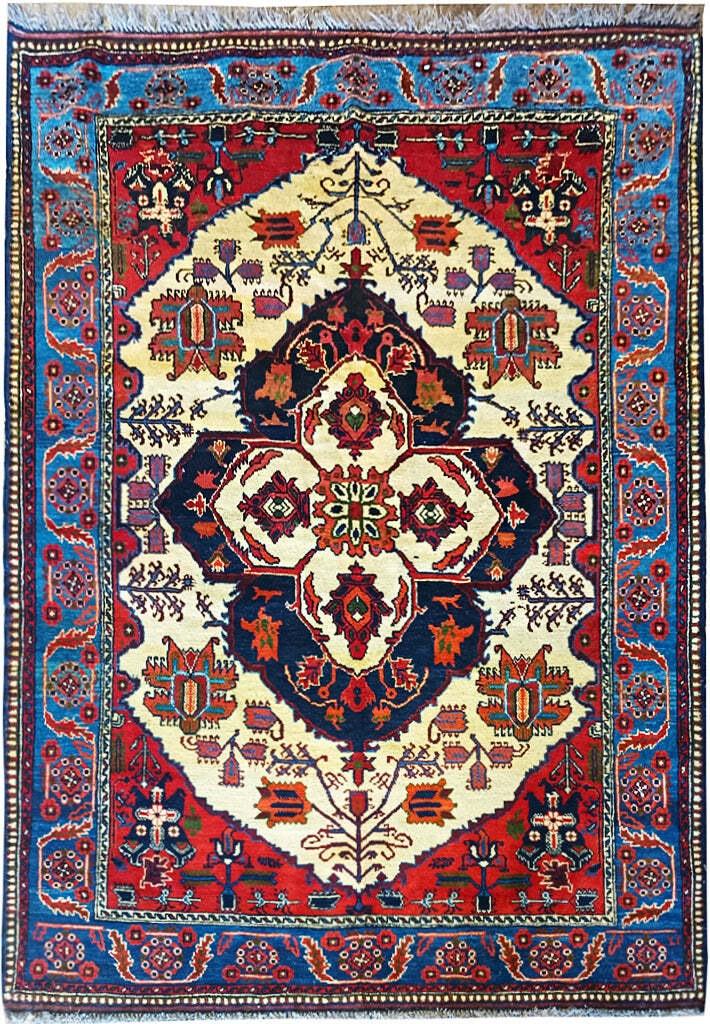 5×6′ Perssian Abadeh Rug PERFECT #F-6132b