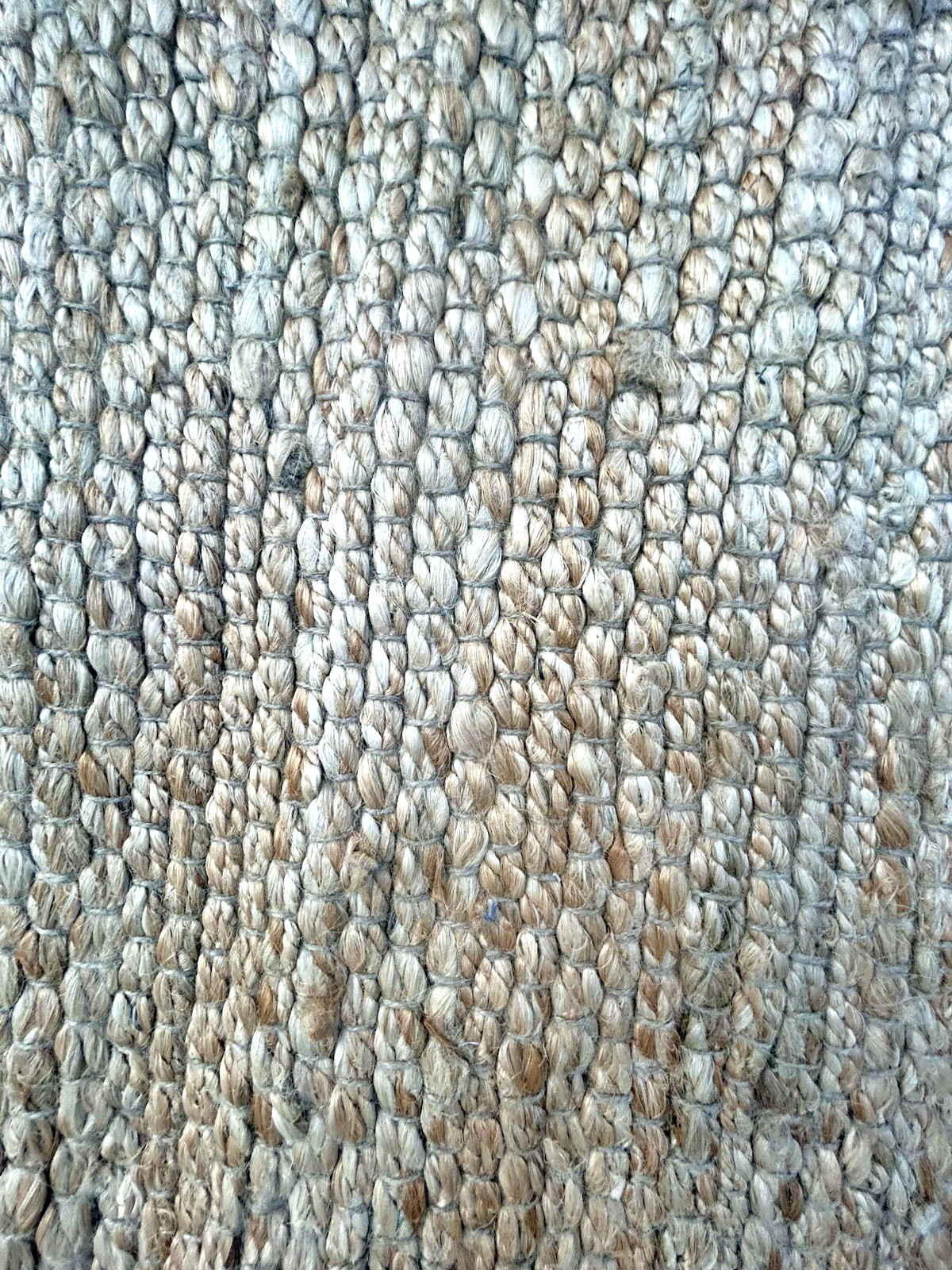10×14 Handwoven Natural Jute Area Rug Farmhouse Coastal Chunky Woven LARGE