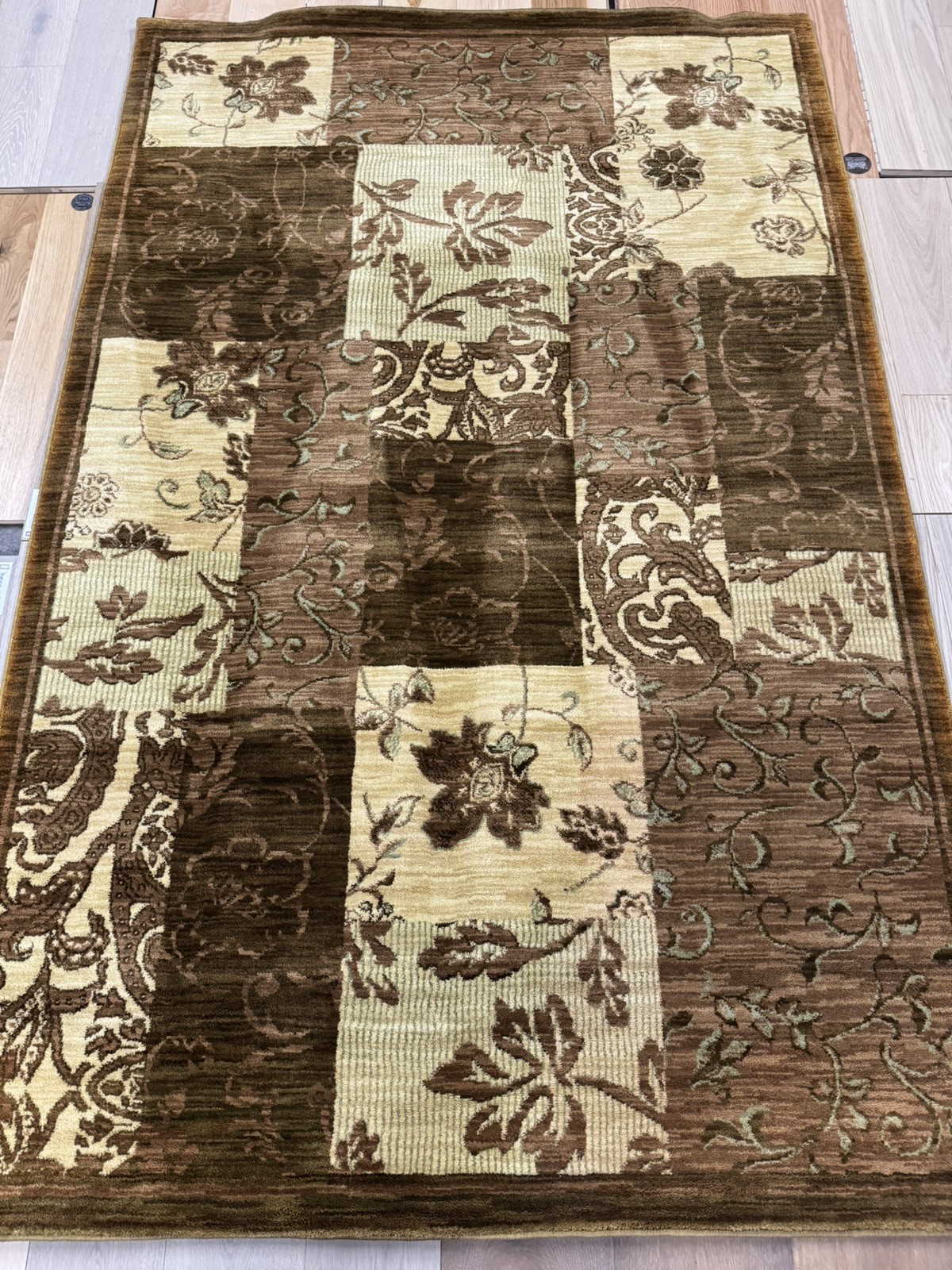 Karastan East Winds Coll. Jakarta-Neutral 5’3×8′ 100% Eversoft Nylon rug ::NEW::