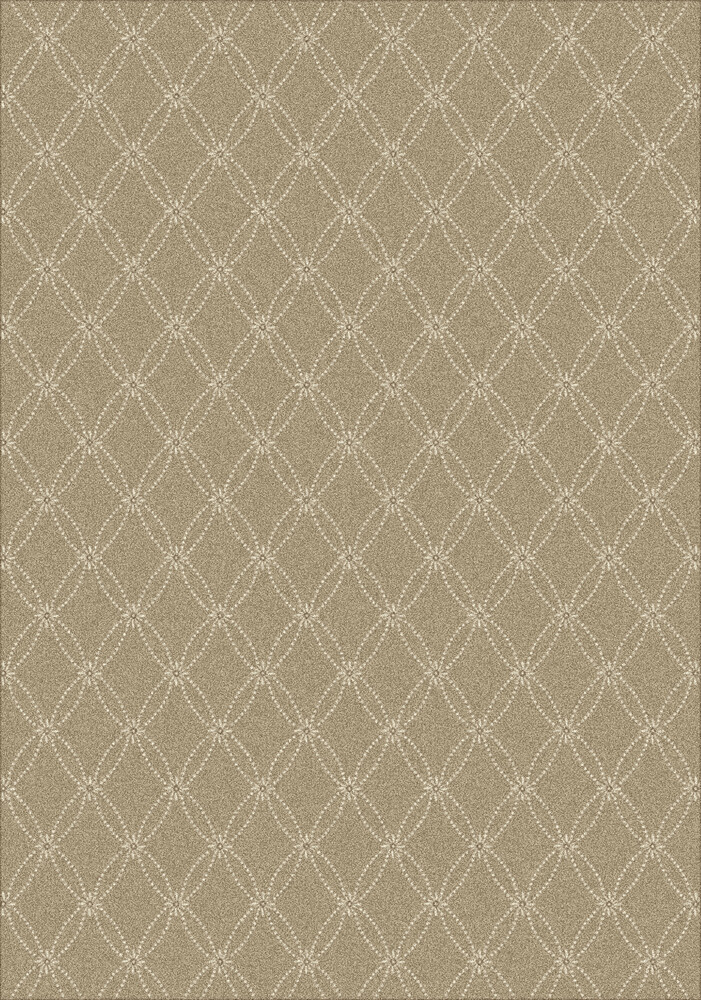 Milliken Natural Leaves Ovals Petals Contemporary Area Rug Floral Pearl Lattice