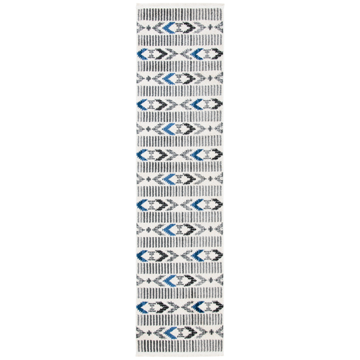 SAFAVIEH Sedona Collection SED804C Ivory / Charcoal Rug
