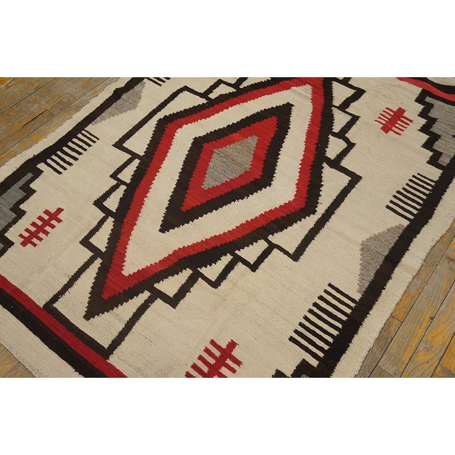 Southwest Navajo Kilim Wool Rug Handwoven Native American Indian Aztec Area Rug