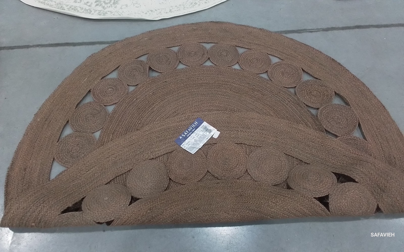 BROWN 6′-0″ x 6′-0″ Flaw in Rug, Reduced Price 1172797749 NF364T-6R