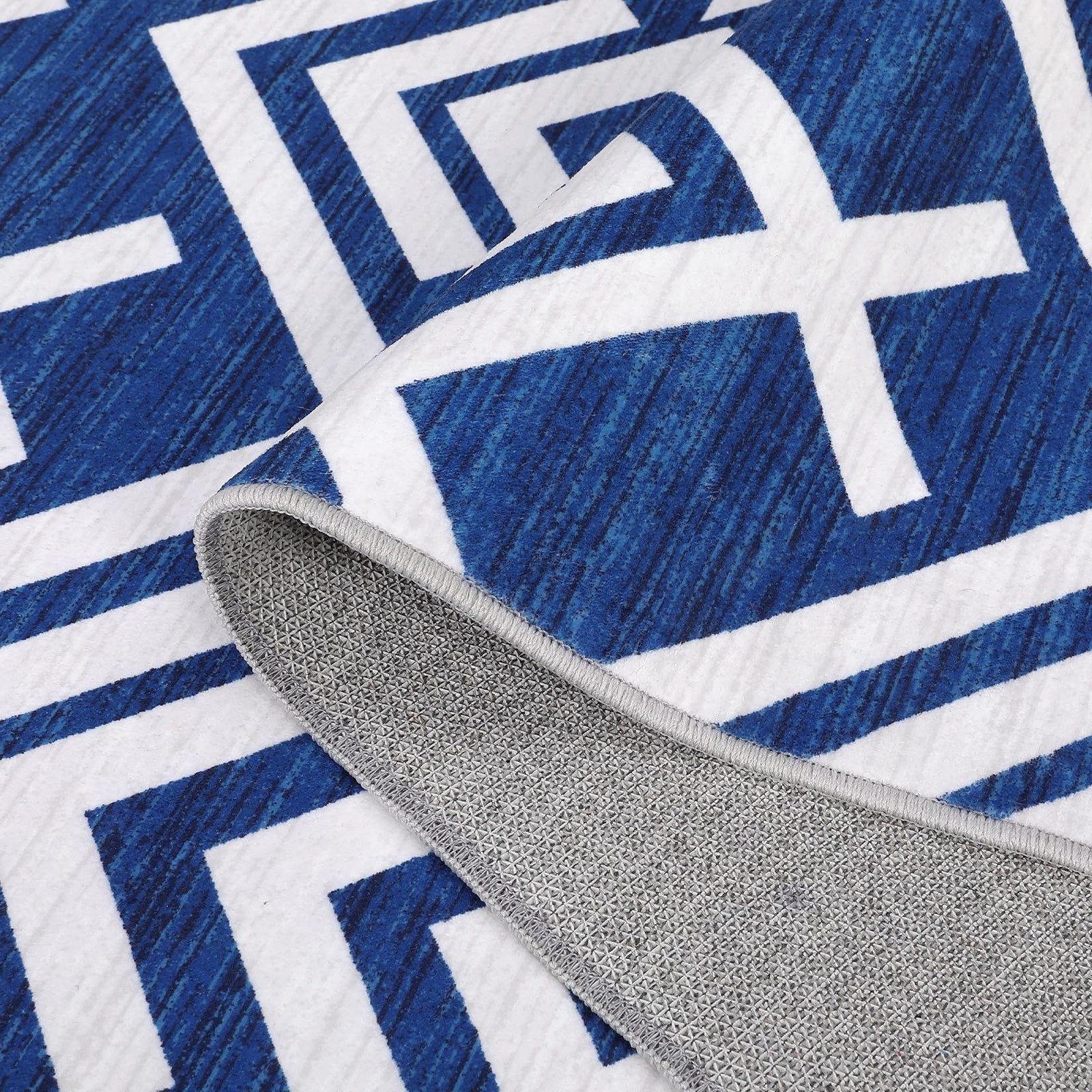 9×12 ft Geometric Area Rugs Modern Washable Rugs for Living Room Ultra-Thin