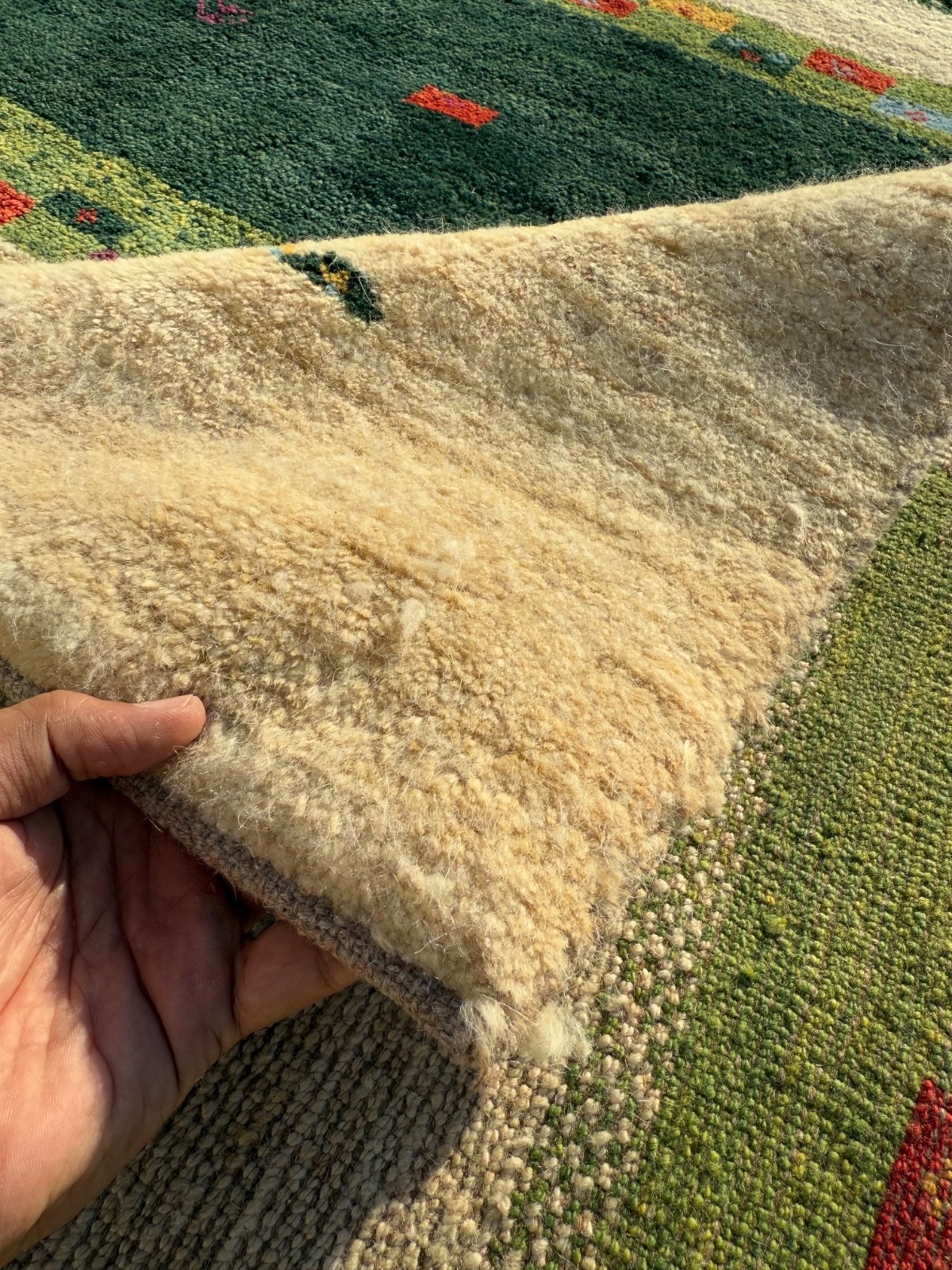 Vintage Fabulous Hand Knotted Traditional Wool Rug Carpet Floor Covering