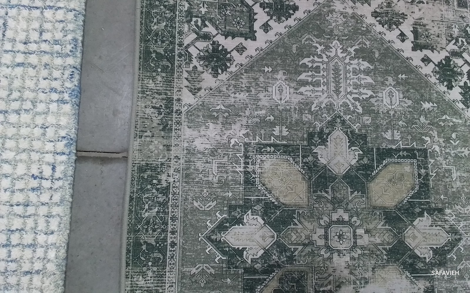 DK SAGE / IVORY 2′-6″ x 16′-0″ Flaw in Rug, Reduced Price 1172794151 TSN102F-216