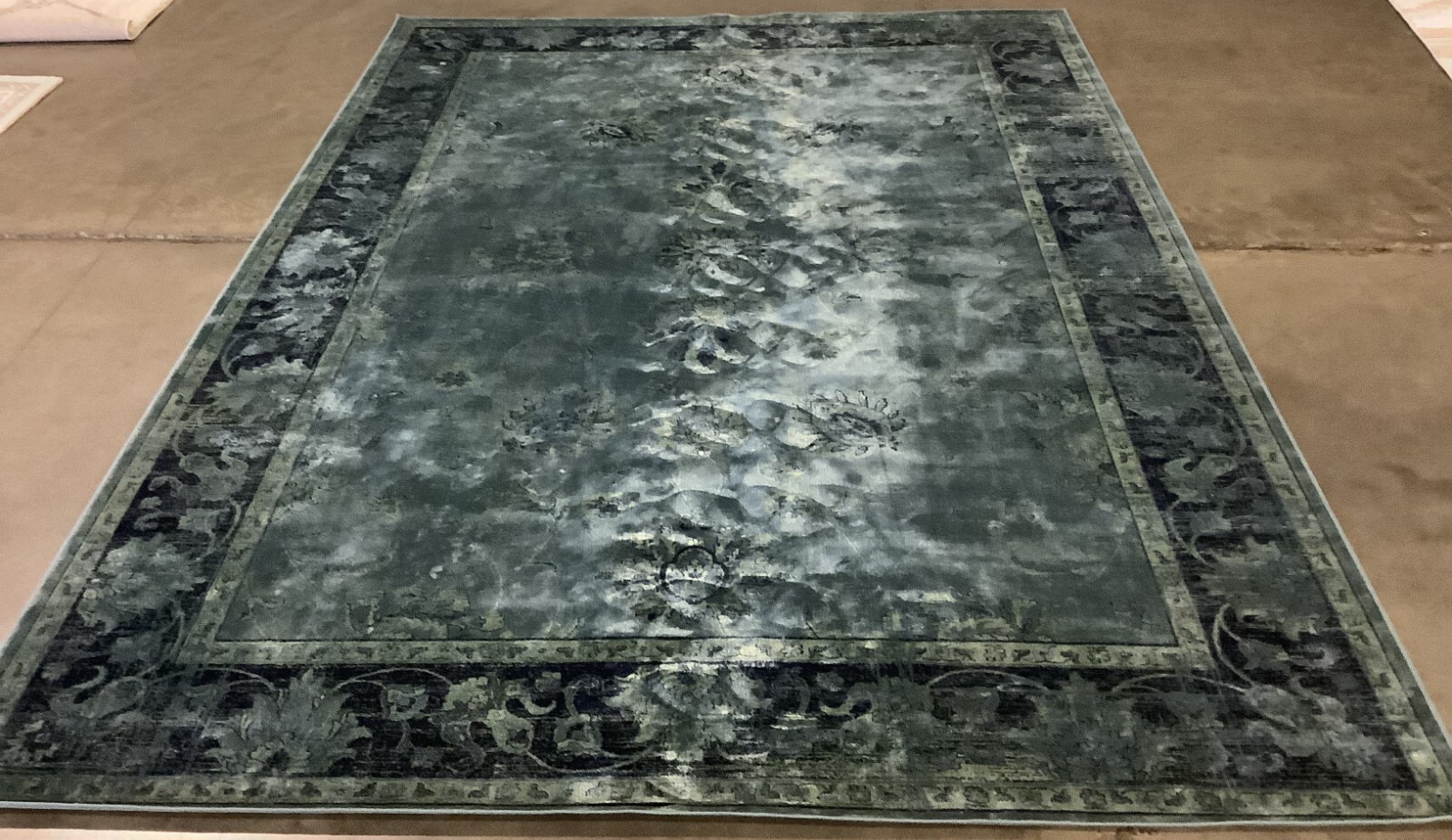 TURQ / MULTI 7′-6″ x 10′-6″ Damaged Rug Reduced Price 1172669900 VTG117-2220-810