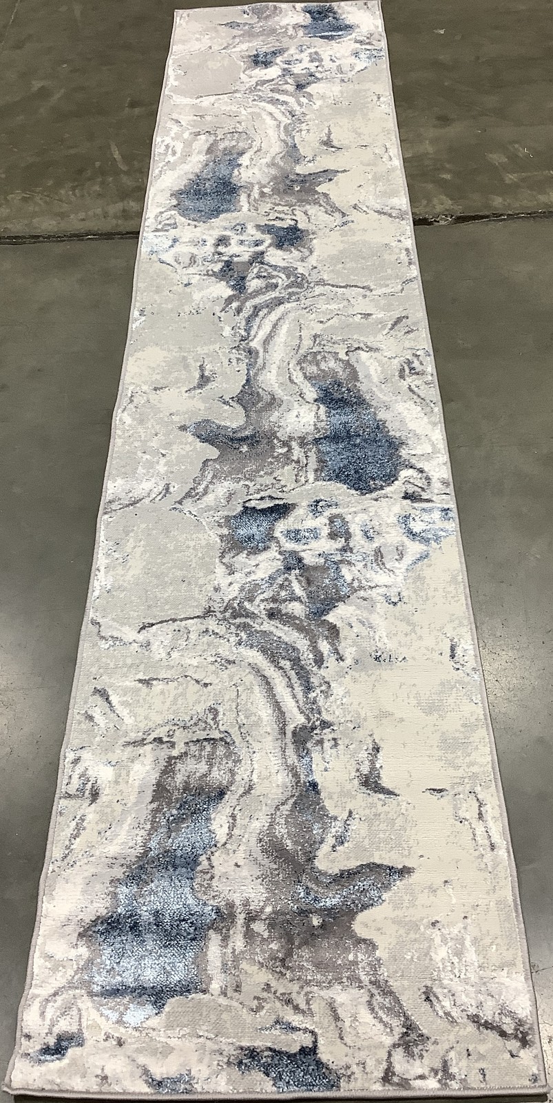 GREY BLUE 2′-0″ x 10′-0″ Broken Thread Rug, Reduced Price 1172684138 ALA277F-210