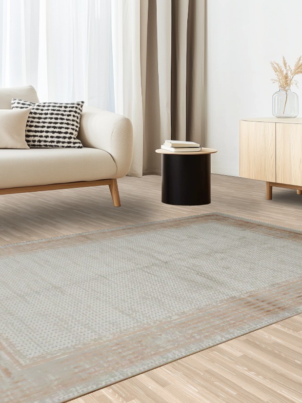Sophisticated Neutral Rug 5×8 Ft Contemporary Turkish Carpet Oriental Area Rug