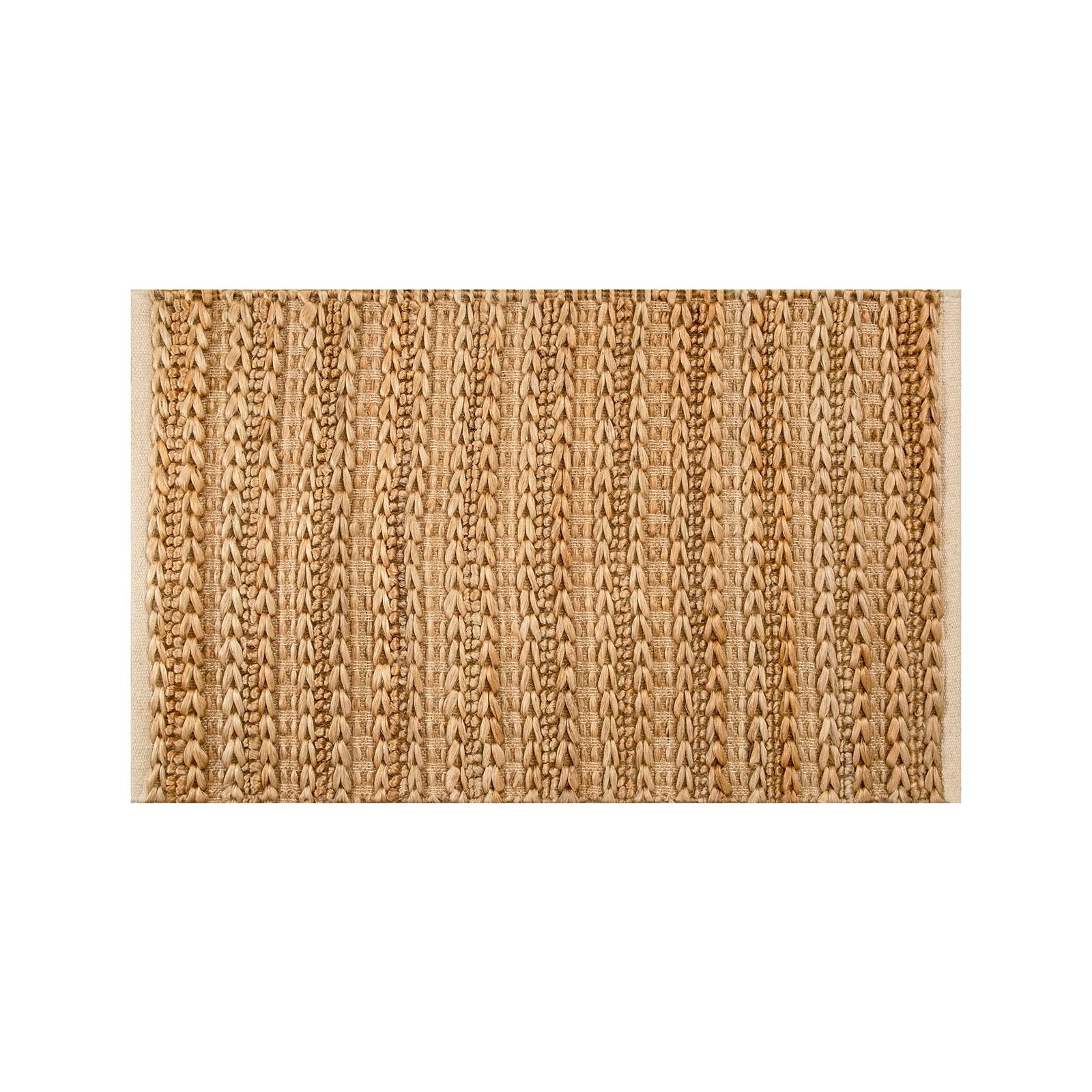 Jute Patsan 24×36 Inches Natural Rug, Farmhouse Neutral Boho Small Doormat Rugs
