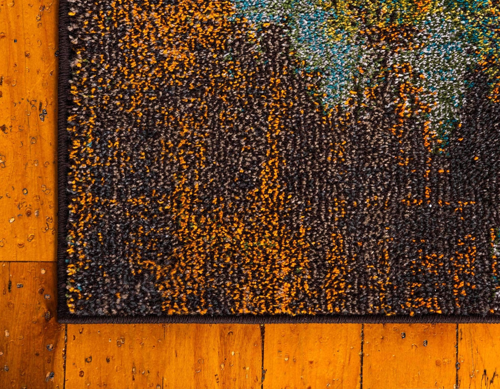 Jardin Collection Colorful, Vibrant, Abstract Watercolor Area Rug (2′ 2 x 3′ …