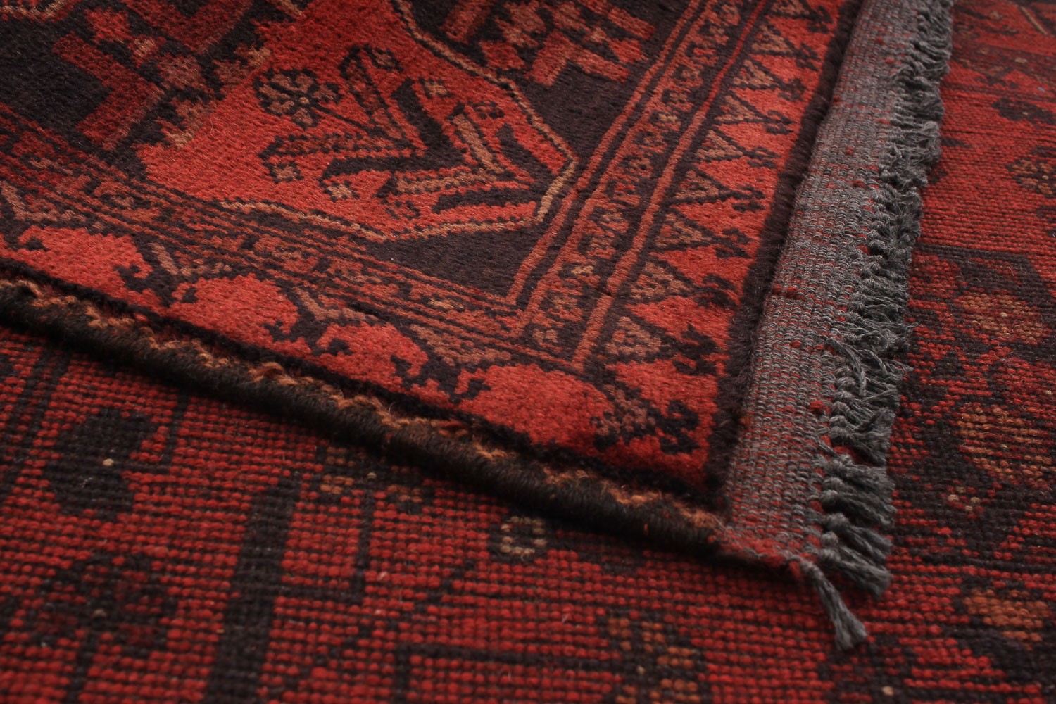 Traditional Hand-Knotted Geometric Area Rug 3’3″ x 4’10” Oriental Wool Carpet