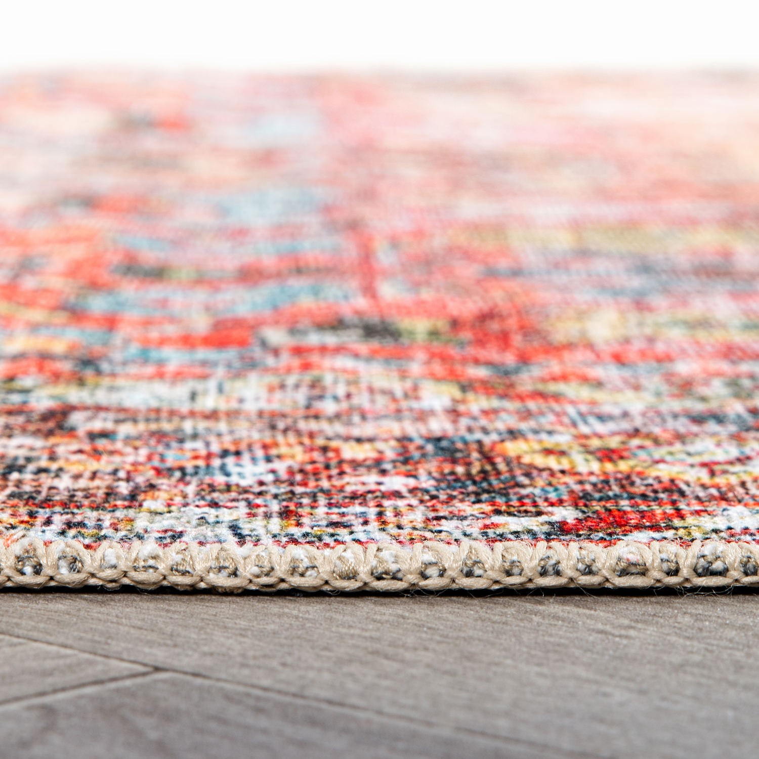 Rugshop Rugs Transitional Distressed Machine Washable Non Slip Rugs for Sale 5×7