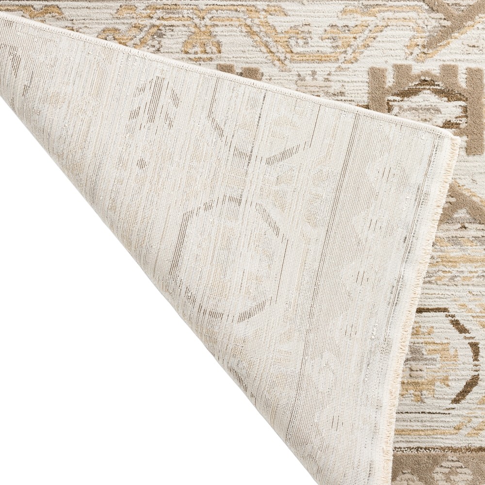 Dalyn Izmir Flax Area Rug Polyester Medium pile IZMIR-IZ3 Brown