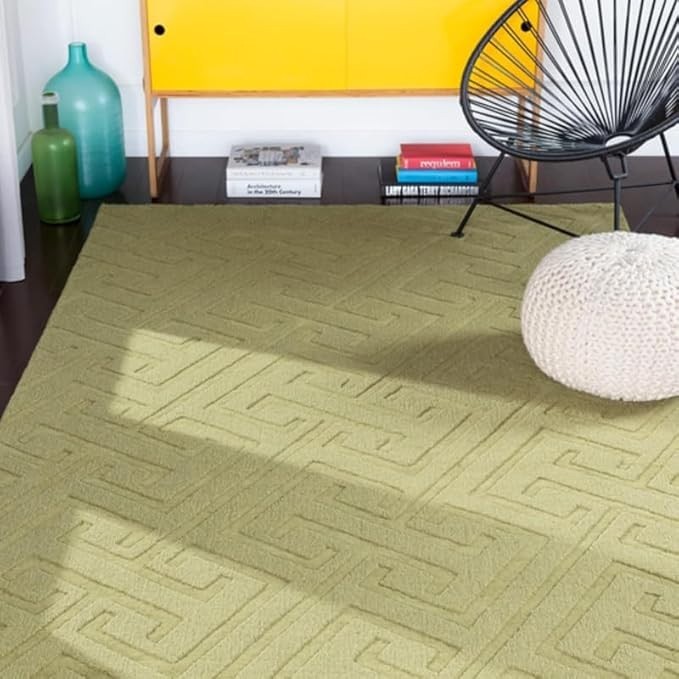 New Luxury Hand Tufted Modern Design Exported Collection High Low Pattern Wool