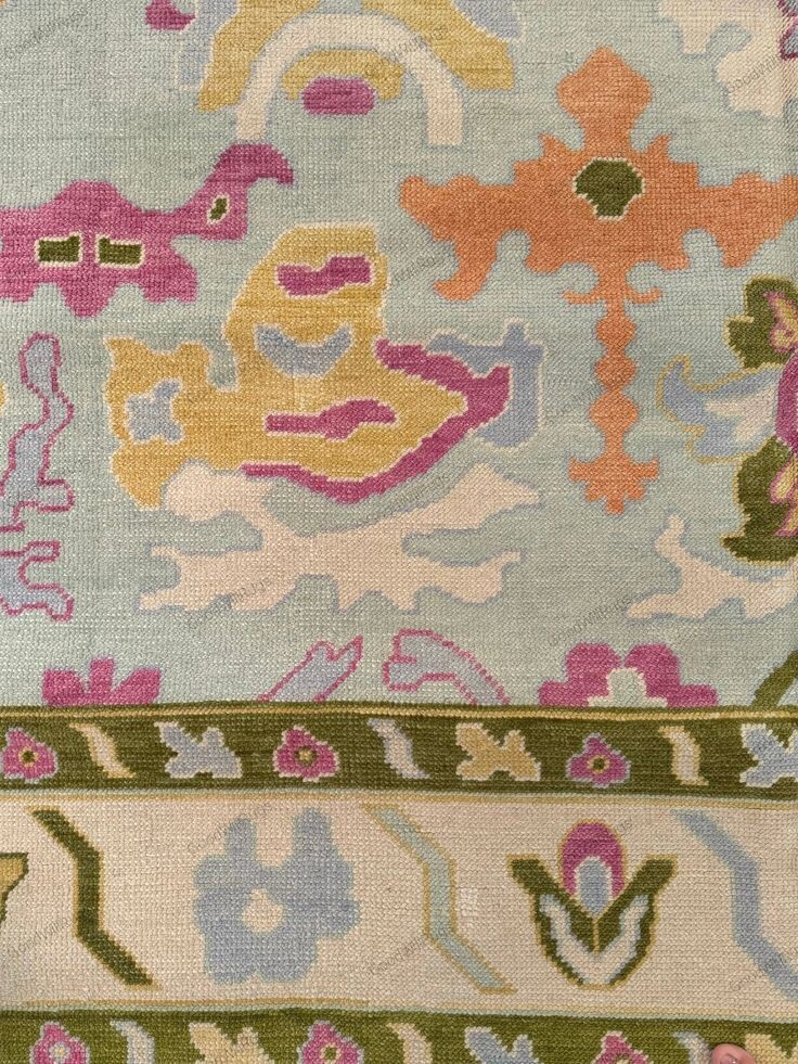Etta Modern Oushak Rug Hand Knotted Oushak Rug 4×6, 5×8, 6×9, 8×10, 9×12, 10×14.