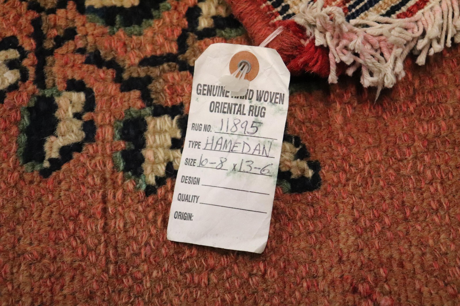 10’8″ X 13’6″ Tan Oriental Rug