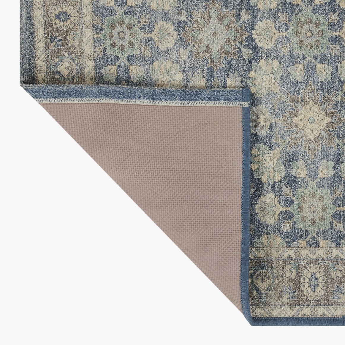 Better Homes & Gardens Blue Floral Indoor 24″ x 36″ Accent Rug