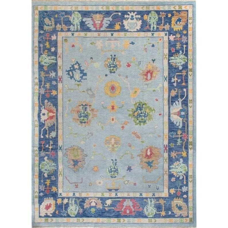 Oushak Hand Knotted Peach 4×6, 5×8, 6×9, 8×10, 9×12, 10×14, 12×15 Wool Area Rug