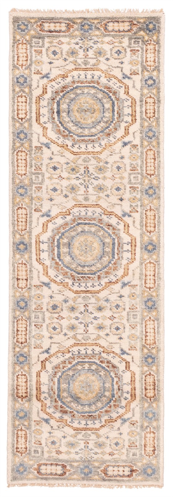 2’7″ x 7’11” Vintage Hand-knotted Runner Rug Traditional Oriental Wool Carpet