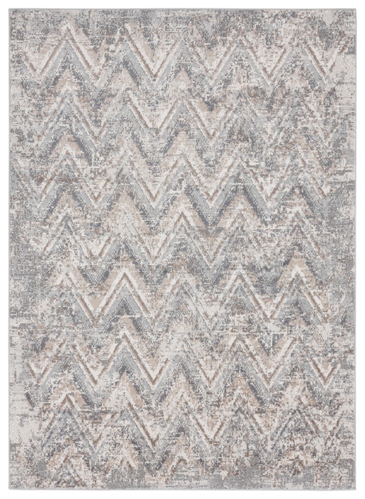 Yellow Chevrons Lines Banded Geometric Runner 4540 20011 – Aprx 2′ 7″ x 7′ 4″