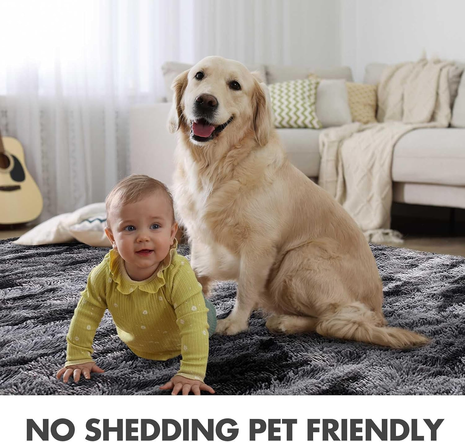 9X12 Ft Extra Large Shag Rugs for Living Room, Ultra Soft Fluffy Furry Area Rugs