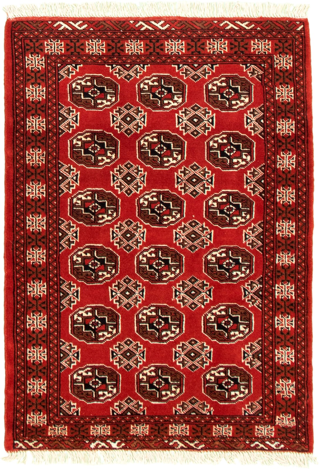 Traditional Hand-knotted Carpet 3’3″ x 4’8″ Wool Oriental Area Rug