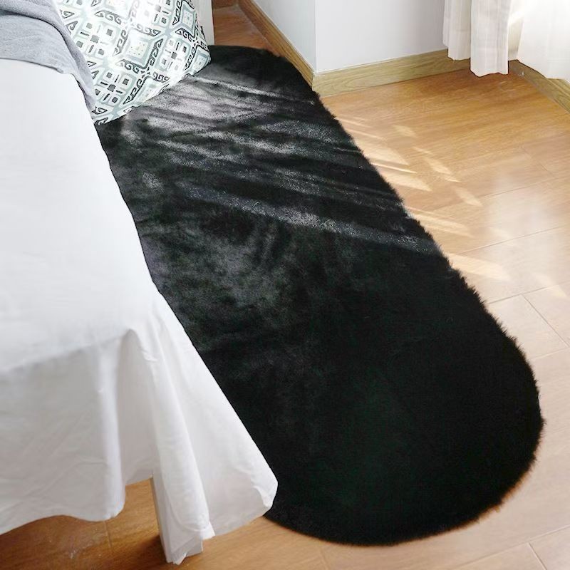 Faux Rabbit Fur Rug for Bedside Sofa Kids Room Desk Bathroom
