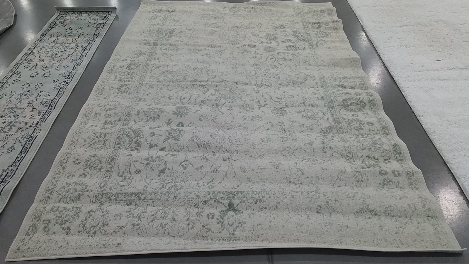 IVORY / SAGE 6′-0″ x 9′-0″ Back Stain Rug, Reduced Price 1172789827 ADR109V-6