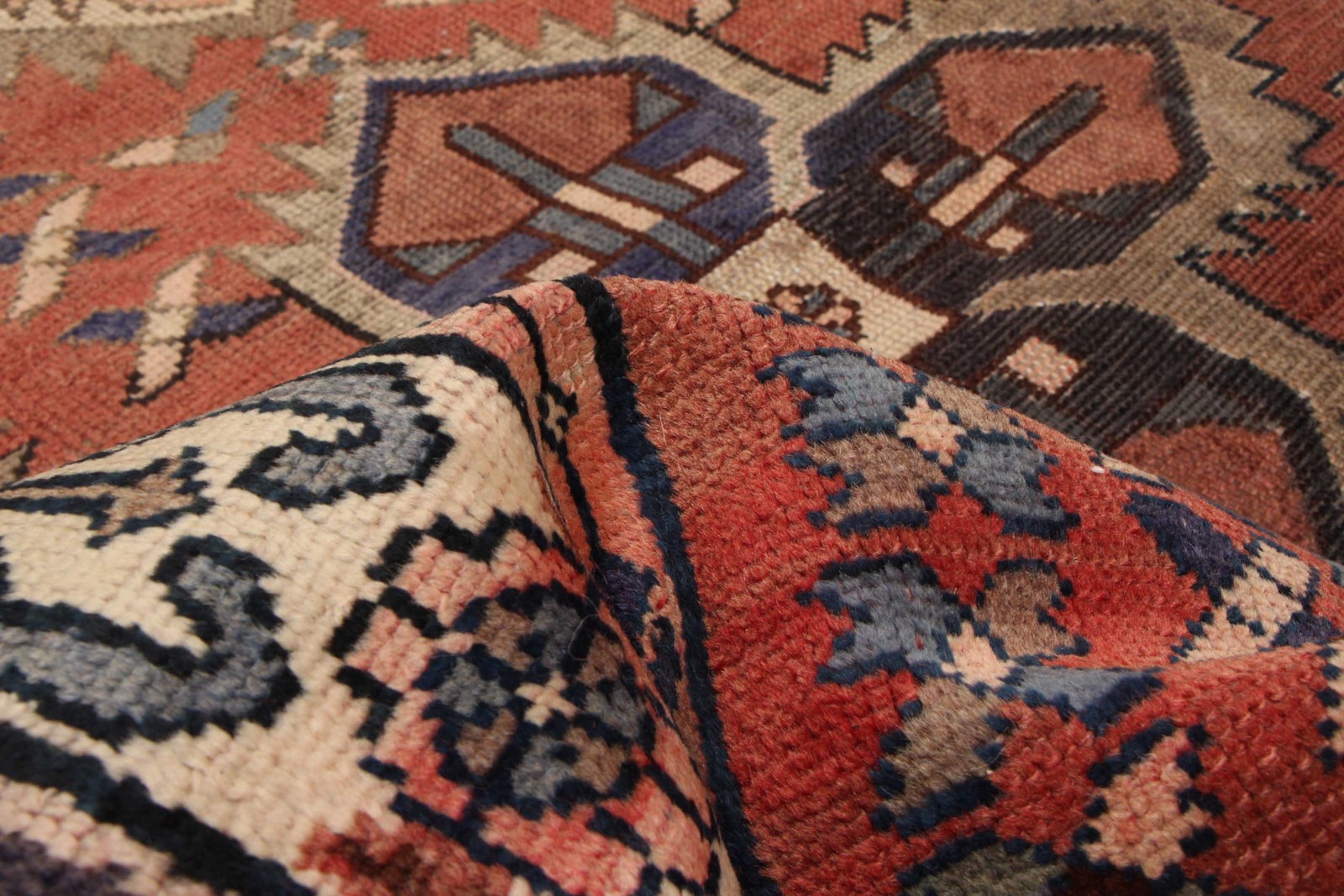 3’3″ x 10’1″ Vintage Hand-knotted Runner Rug Traditional Oriental Wool Carpet